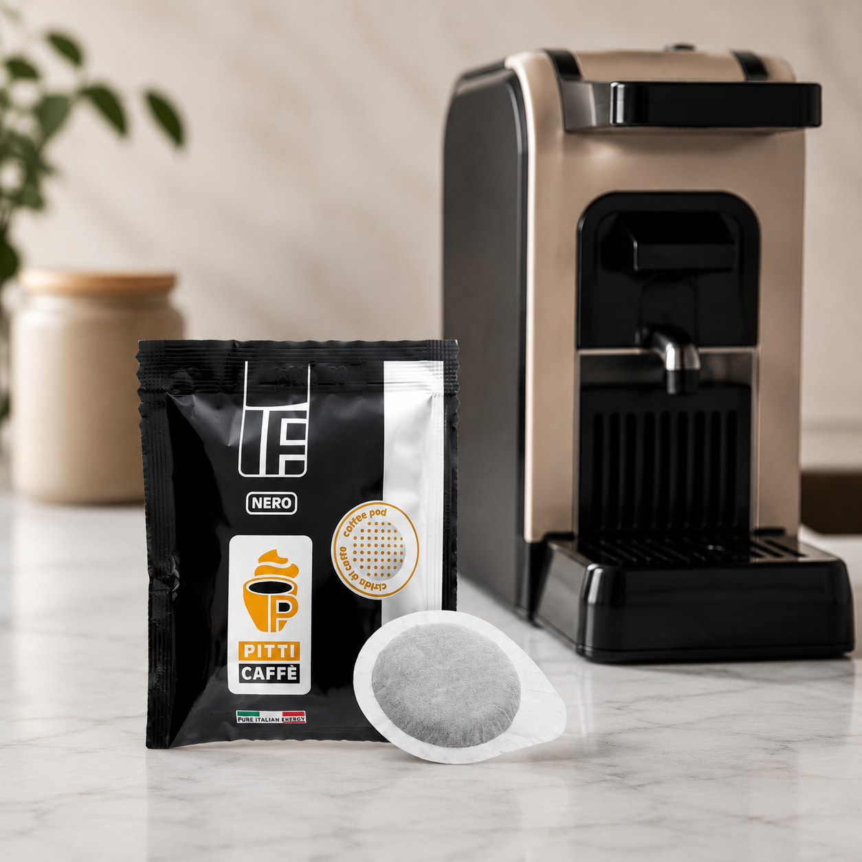 Pitti Caffè Nero — ESE Pods 44mm (100 pcs)